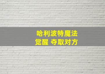 哈利波特魔法觉醒 夺取对方